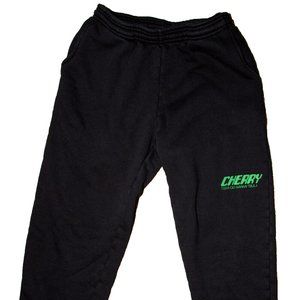 Cherry Los Angeles Sweatpants Black And Neon Gree… - image 1